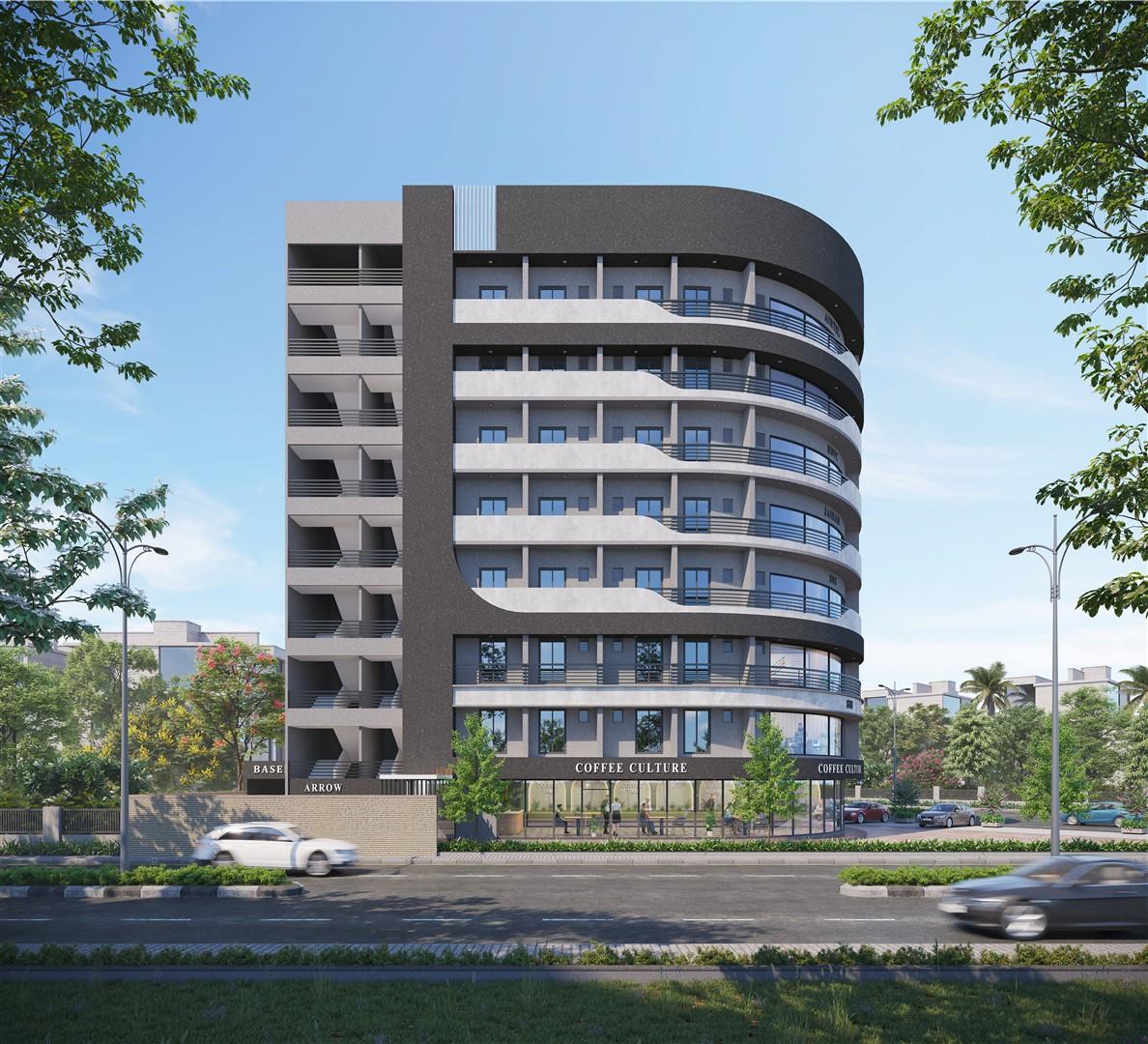 Blue Corporate House